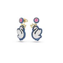 Swarovski Swan shape Swan crystal earrings women's blue 5649196 mėlyna