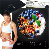 Elektroninės virtuvinės svarstyklės su bekontaktiniu taravimu, 15 kg apkrova Camry CR 3175