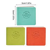 3pcs Small Watercolor Sketchbook 2x2 Inch mini Cold Press Hardcover Small Paper Pad Watercolor Journal For Kids Teens Artists
