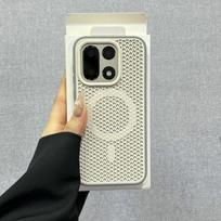 Luxury Cooling For Magsafe Wireless Charging Case for OnePlus 15 13 Ace6 Ace5 Pro Magnetic Hollow Mesh Heat Dissipation Cover OnePlus 15