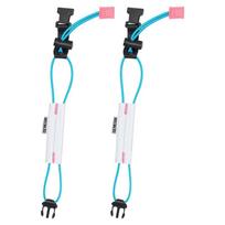 Reflective Bike Pants Strap High Visibility Trouser Leg Straps Bicycle Trouser Bands for Night Walking Cycling Running