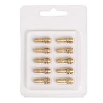 10pcs Drill Chucks Adapter Rotary Tool Practical Brass Chucks Adapter Power Tool Accessories for Twist Drill Motor Shaft Grinder China Mainland