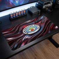 Manchester City Printed Large Mouse Pad, Non Slip Soft Rubber Gaming Desk Mat for Office Laptop Computer Decor 30cmx60cm（11.8x23.6inch）