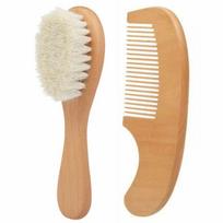 2pcs/Set Baby Hair Brush And Comb Set for Newborn Wood Comb For Hair Massage Bath Shower Mini Baby Brush Kids Pocket HairBrush