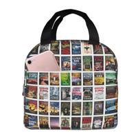 Complete Works Of Stephen King Insulated Lunch Bag for Women Children Leakproof Food Boxes Thermal Lunch Box Tote One Size