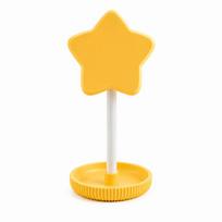 Star Headphone Stand 3D Printed Necklace Organizer Jewelry Storage Rack Hair Scrunchie Holder Colorful Earphone Hanger geltona