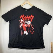 Anime Berserk Battling Guts T shirt Adult MEN'S Size 3XL Manga Black Crunchyroll 4XL