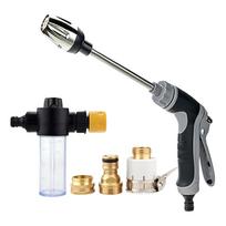 High Pressure Sprinkler Water Gun Car Washers Garden Lawn Watering Hose Nozzle Foam Lance Portable Automobiles Cleaning Tool