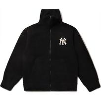 MLB Dumble Velvet Jackets Unisex Black Stand Collar Moderate 31JPF3111-50L S