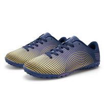 Football Shoes Men's Short Nail Training Sneakers Children Football Boots Youth Football Boots 44 tamsiai mėlyna spalva