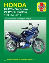 KNYGA Phil Mather Honda XL125V Varadero & VT125C Shadow (99-14)
