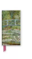 KNYGA Flame Tree Studio Claude Monet: Bridge over a Pond of Vanduo Lilies (Foiled Slimline Journal)