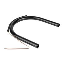 175MM Motociklo Galinės Sėdynės Rėmo Kilpa Lankas Laikiklis su LED Šviesa PASIDARYK PATS Priedas Juodas Tiesus
