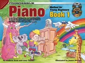 KNYGA Andrew Scott Progressive Piano Method for Young Beginners-Bk 1