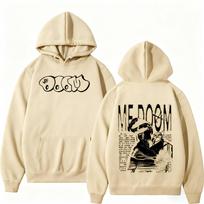 Rapper Mf Doom Music Album Hoodie Madvillain Metal Face Hip Men Long Sleeve Hooded Sweatshirts Unisex Clothing S