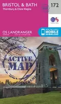 KNYGA Ordnance Survey Bristol & Bath, Thornbury & Chew Magna