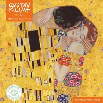 KNYGA Flame Tree Studio Adult Sustainable Jigsaw Puzzle Gustav Klimt: The Kiss