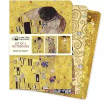 KNYGA Flame Tree Studio Gustav Klimt Set of 3 Standard Notebooks