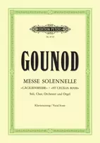 KNYGA Charles Gounod Messe solennelle "St Cecilia Mass" (Vocal Score)