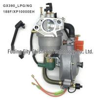 GX390 LPG/NG Carburetor for 188F 5KW Natural Gas Generator 52 mm