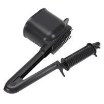 Automatic Roller Hair Dye Brush Hair Coloring Roller Applicator Brush with Ergonomic Handle Black