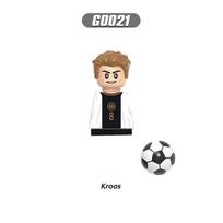 Pasaulyje žinomi futbolo žaidėjų figūrėlės Mini konstruktoriaus žaislas Vaikų dovanos