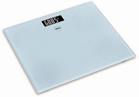 Svarstyklės Eldom skaitmeninės vonios svarstyklės, baltos, 150 kg
