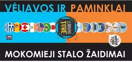 Chalk & Chuckles, Learning Tube Mokomieji kortų žaidimai vaikams: Pasaulio vėliavos ir paminklai LT