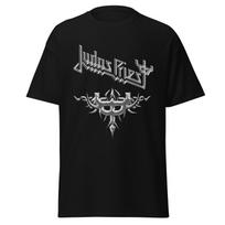 Judas Priest - Liquid Metal Logotipo Didelio Spaudinio MarškinėliaiMarškinėliai M gray
