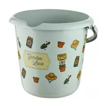 Buitinis kibiras Keeeper. 10 l. žalias, spalvinis.