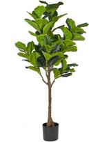 Beliani Dirbtinis augalas FIG TREE 162 cm žalias