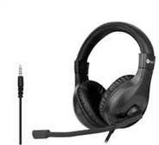 Ausinės C-Tech C-TECH Ausinės MHS-05, 3,5mm jack do PC, juoda
