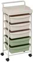 5five Simply Smart Mobilus organizatorius DESKOLOR, 6 stalčiai, 82 cm