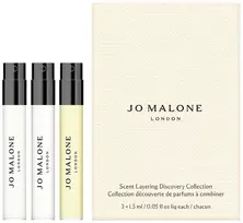 Jo Malone kvapiųjų medžiagų sluoksniuotojo odekolono rinkinys „Discovery“ 3 x 1,5 ml