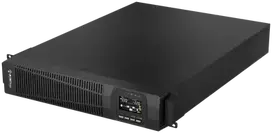 Maitinimo šaltinis avariniam naudojimui skirtas UPS Rack 3000VA/2700W, 220V/50Hz, TFT LCD sukamasis, SNMP/USB/RS232/EPO, RJ45 apsauga, VRLA 6×9Ah, išorinis akumuliatoriaus lizdas Anderson SB50, 2×CEE 7/3, IEC C19, IEC C20, kabeliai USB A-B, RS232 DB9, maitinimo šaltinis CEE–IEC ALANTEC