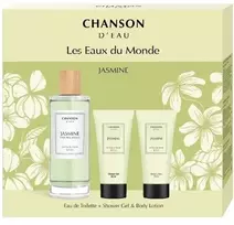Set Versace Coty Chanson D'Eau Jasmine komplektas woda toaletowa spray 100ml + żel pod prysznic 50ml + balsam do ciała 50ml