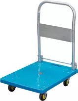 KATSU Tools platforminis plastikinis vežimėlis, sulankstomas, 150 kg keliamoji galia