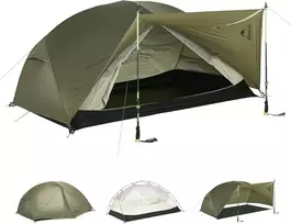 Naturehike ultralengva kupolinė palapinė 3 asmenims, vėjui ir vandeniui atspari, Mongar Pro