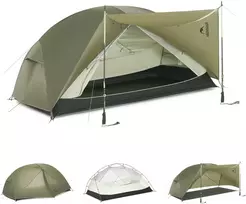 Naturehike Mongar Pro dvivietė ultralengva palapinė, 3 sezonų, vandeniui atspari, CNK2550WS037