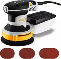 DEKOPRO osciliacinė šlifuoklė 300 W, 6 greičiai, 14000 aps./min., 125 mm, DKOS30A125Y