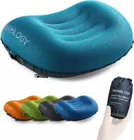 Trekology pripučiama kelioninė pagalvė, ulralengva, kompaktiška, ergonomiška ALUFT 2.0