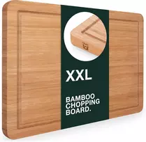 Blumtal bambukinė pjaustymo lenta su sultims skirtu grioveliu 45 x 30 cm