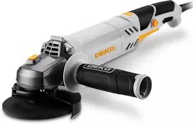 DEKOPRO kampinis šlifuoklis 125 mm 900 W, elektrinis, 12 000 aps./min, ilga rankena DKPGAGA090C4