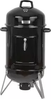 BBQ-Toro grilis ir rūkykla 2 viename, skersmuo 47 cm, reguliuojama traukos sistema, juodas, plieno, BBQ9