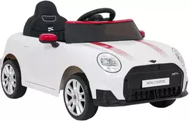 Vaikiškas Mini Cooper elektromobilis su 2x35W varikliais, 3 greičiai, saugos mygtukas, nuo 3 metų