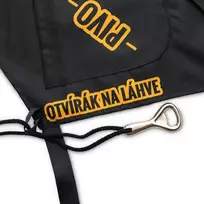 Froster Vyriškas virtuvinis prijuostė su kišenėmis ir butelių atidarytuvu, praktiška, atspari skysčiams