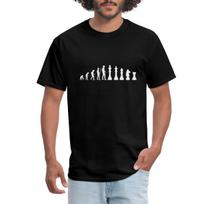Evolution Chess Player Men's T-Shirt XXXXL