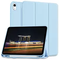 Dėklas knygutė iPad 11 - 2025 11", iPad 10 - 2022 10.9" - Šviesiai mėlynas