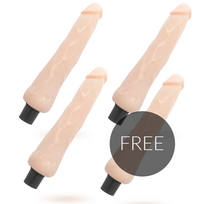 LOVECLONE LOVECLONE - RAGNAR SELF LUBRICATION VIBRATOR 24.5 CM -O- 3.5 CM 3 +1 FREE