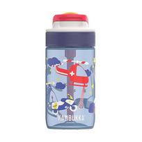 Kambukka Lagoon 400 ml Police Patrol – vaikų butelis su šiaudeliu, Tritan, 100 % sandarus